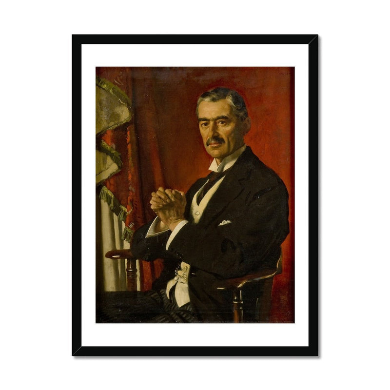 Neville Chamberlain Framed Print
