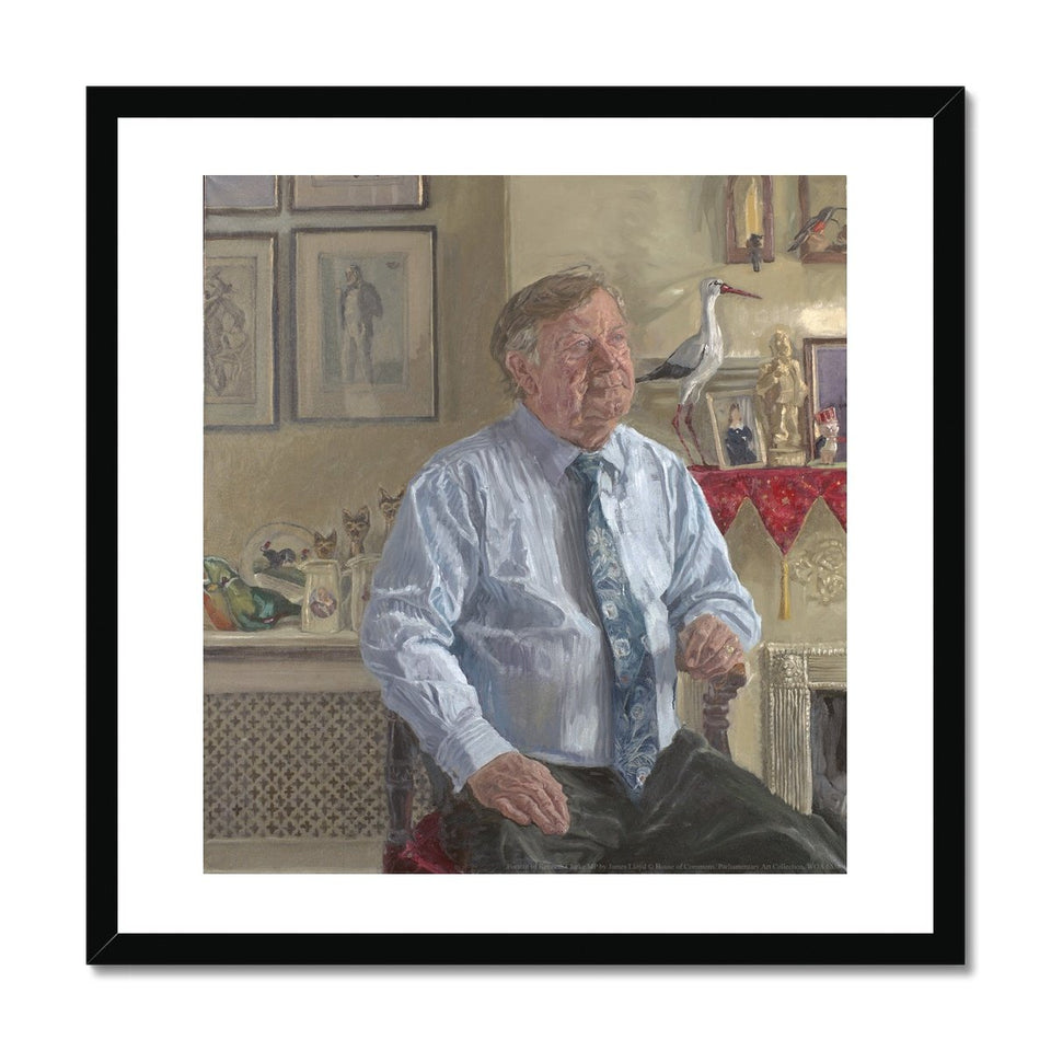 Portrait of Kenneth Clarke MP Framed Print featured image