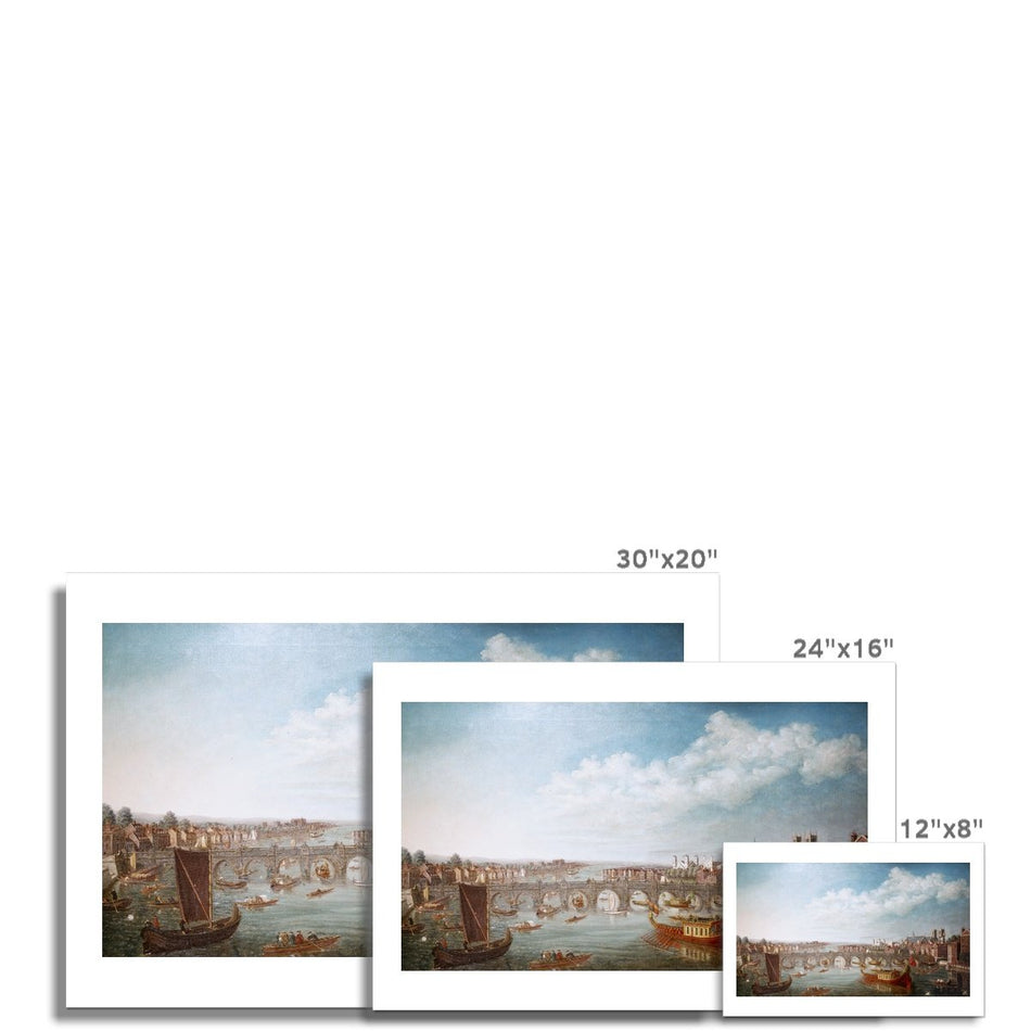View of Westminster Bridge Fine Art Print featured image
