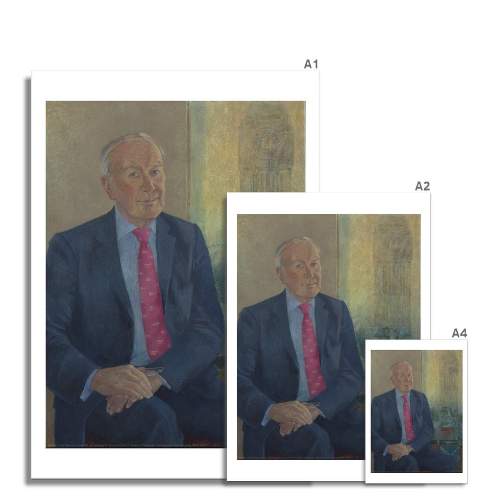 Portrait of Sir Menzies Campbell Fine Art Print featured image