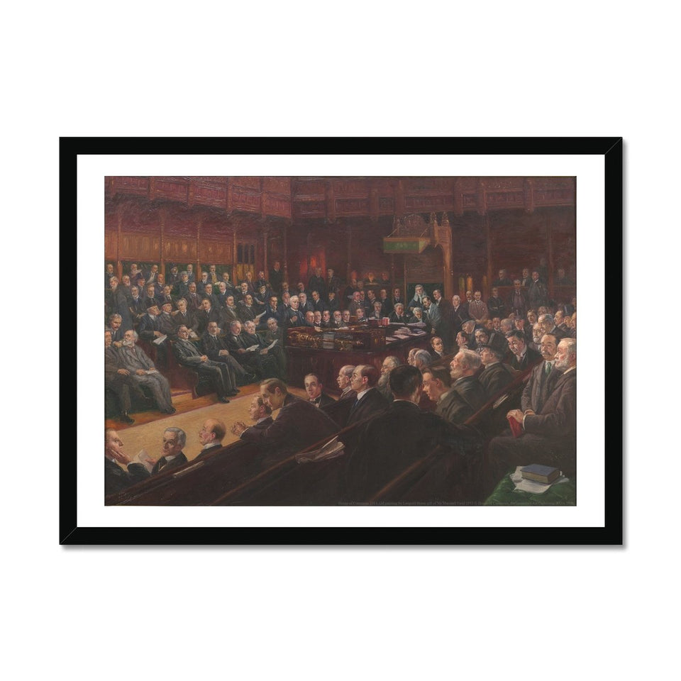 House of Commons 1914 Framed Print featured image