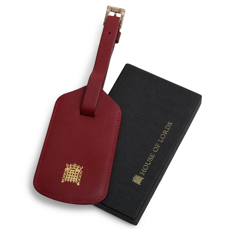 House of Lords Leather Luggage Tag
