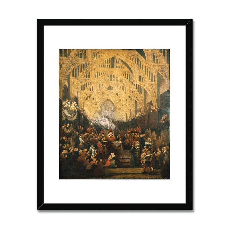 The Trial of Charles I Framed Print