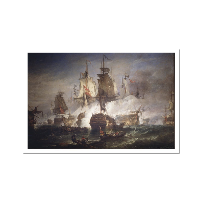 Battle off Cape Vincent Fine Art Print