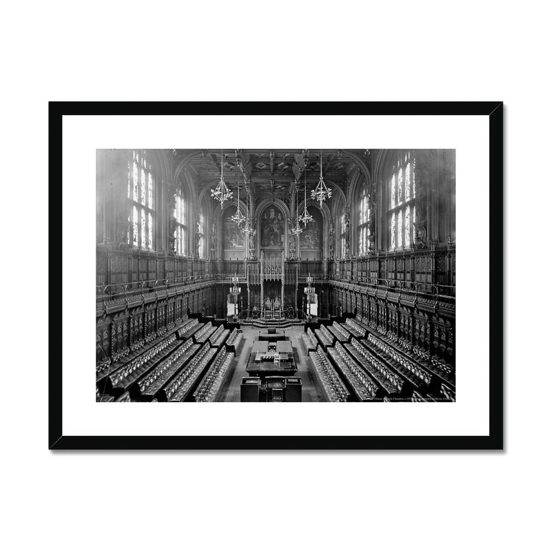 The House of Lords Chamber, 1905 Framed & Mounted Print