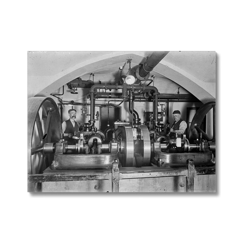 The Engine Room, c.1905 Canvas