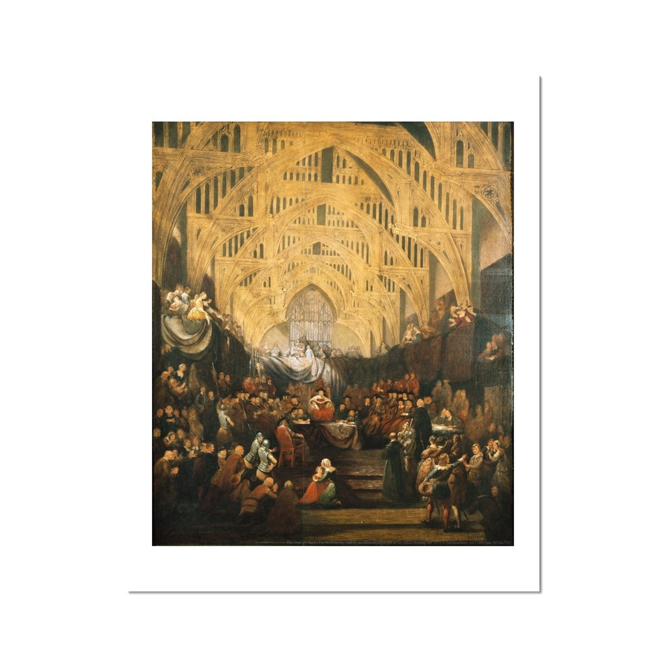 The Trial of Charles I Fine Art Print featured image