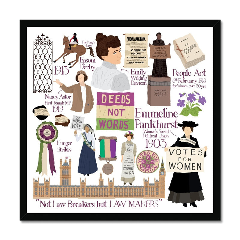 Votes for Women Framed Print