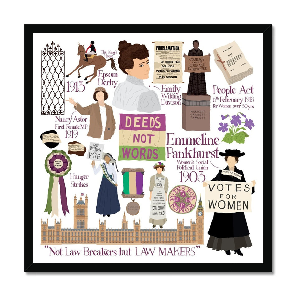 Votes for Women Framed Print featured image