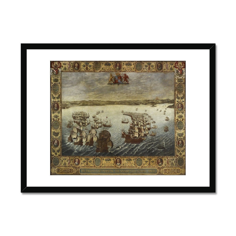 The English Fleet Framed Print