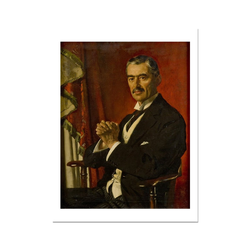 Neville Chamberlain Fine Art Print